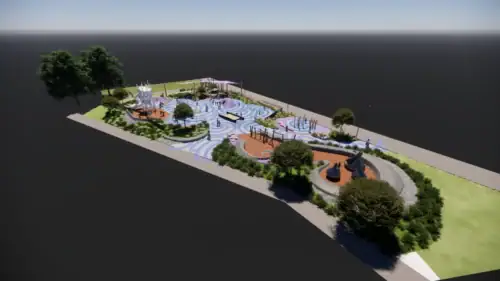 model of the playspace